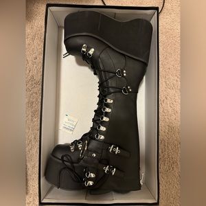 Demonia Black Goth Platform Boots